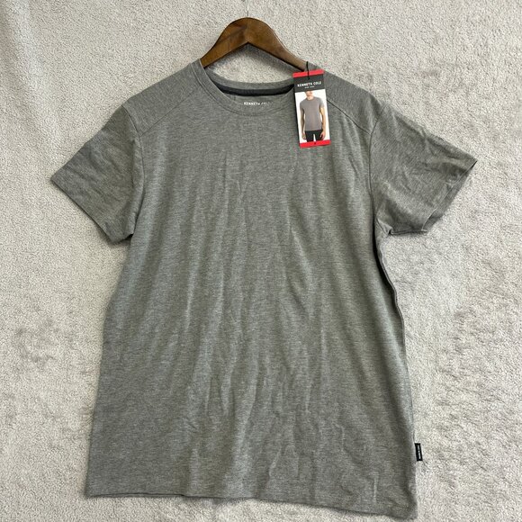 NEW Kenneth Cole Men's M Gray T-Shirt M 4-Way Stretch - Picture 2 of 7